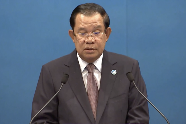 Hun Sen, Prime Minister, Cambodia - 4th APWS - 23April2022