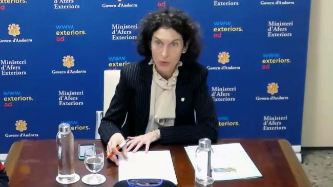 Maria Ubach, Minister of Foreign Affairs, Andorra 