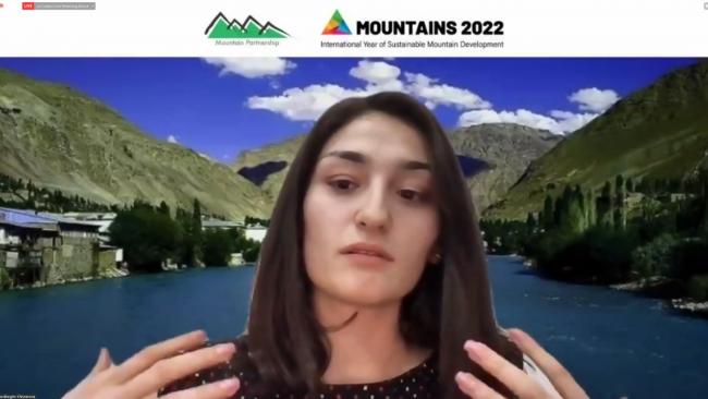 Dilshodbegim Khusravova, Mountain Partnership Youth Goodwill Ambassador, Aga Khan Agency for Habitat volunteer