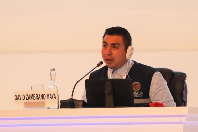 David Zambrano Maya, Community Risk Management Committee of Olón