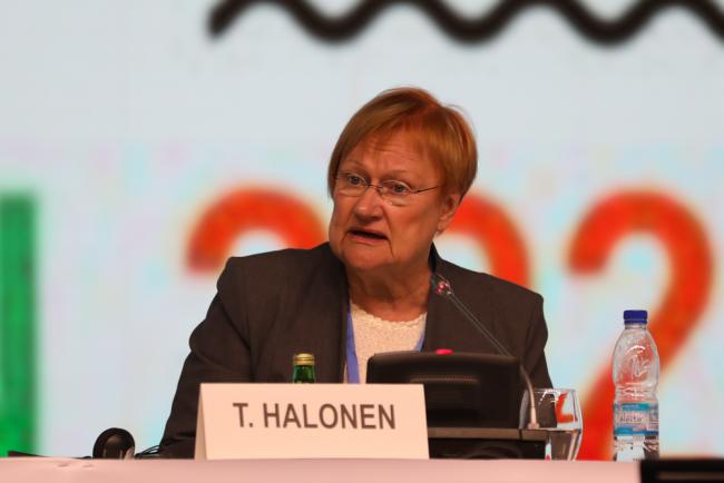 Tarja Halonen, former President of Finland, UNCCD Ambassador