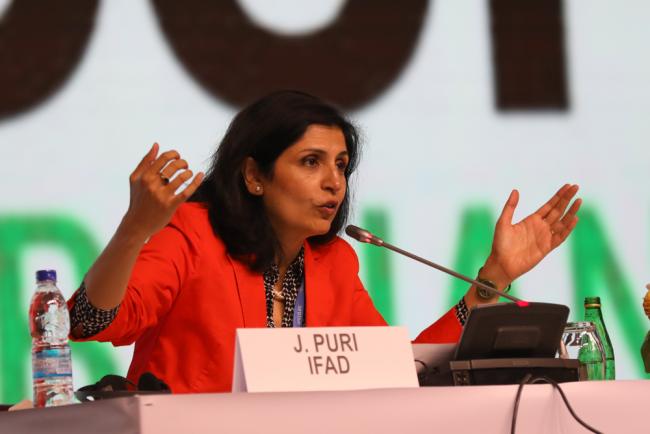 Jyotsna Puri, International Fund for Agricultural Development (IFAD)