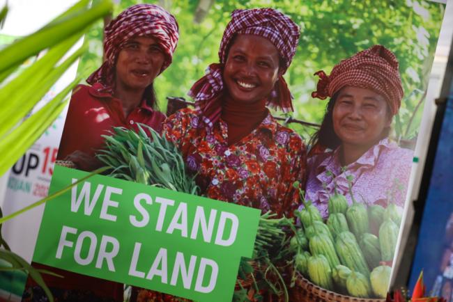 We stand for land