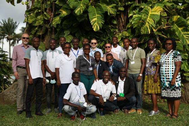 Family photo of the UNCCD IT Helpdesk team