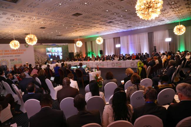 Delegates gather for the Heads of State and Government Summit