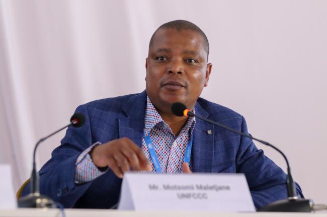 Motsomi Maletjane, UNFCCC