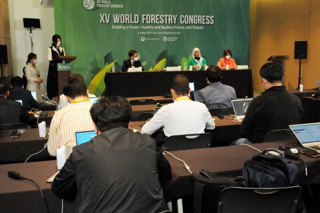 Participants during the press conference