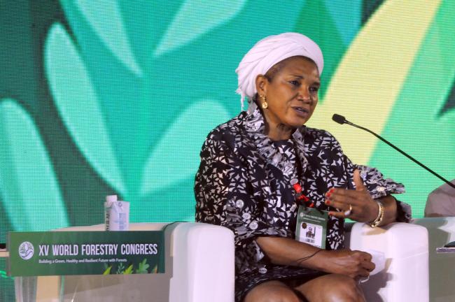 Rosalie Matondo, Minister of Forest Economy, Republic of Congo