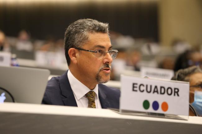 Alejandro Dávalos, Ecuador - Basel Convention COP15 - 6June2022 - Photo