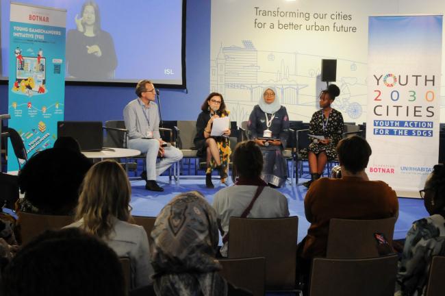 Panel of the presentation of the Global Youth DeclarACTION