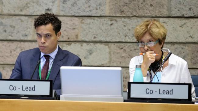 Jorge Murillo, Colombia, and Anne Teller, EU
