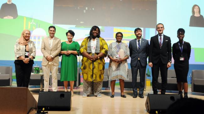 Speakers of the session on Greener Urban Futures