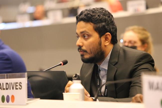 Hassan Azhar, Maldives - BRS COPs - 12June2022 - Photo