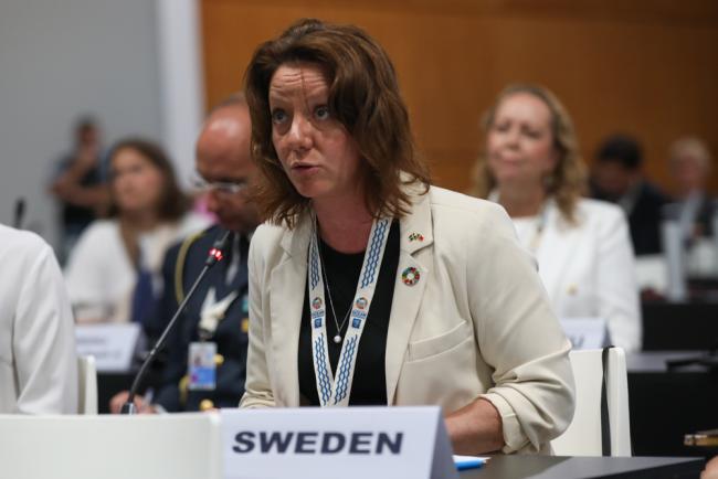 Ann Linde, Minister for Foreign Affairs, Sweden