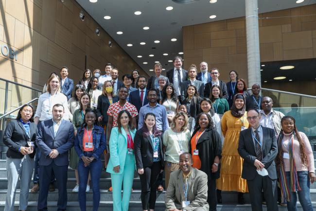 Family photo of the Paris Committee on Capacity-building (PCCB) participants