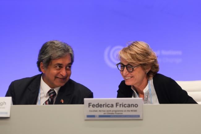 Co-Chairs Kishan Kumarsingh, Trinidad and Tobago, and Federica Fricano, Italy