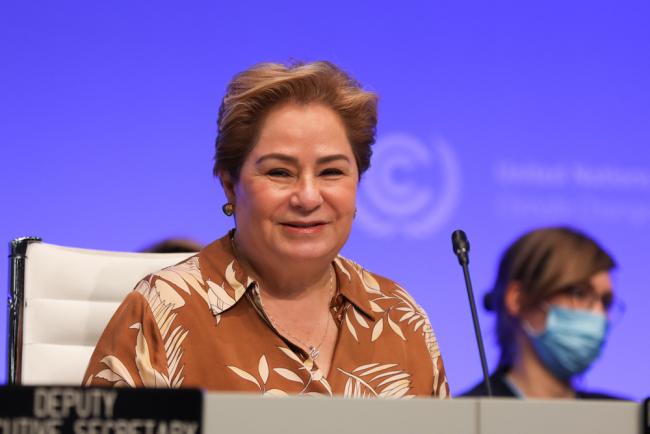Patricia Espinosa, Executive Secretary, UNFCCC, thanks delegates for their kind words as she completes her final meeting as the Executive Secretary