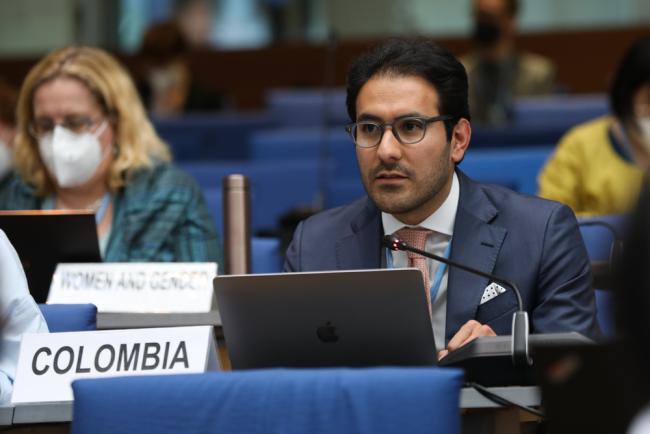 Felipe Castiblanco Monsalve, Colombia, on behalf of the Alliance of Small Island States (AOSIS)