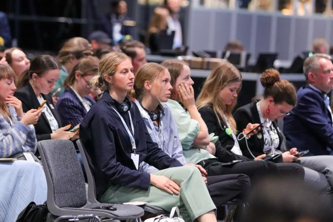 Youth at plenary