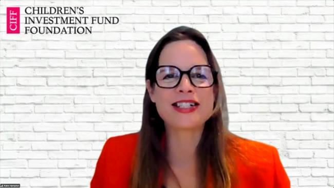 Kate Hampton, Children's Investment Fund Foundation