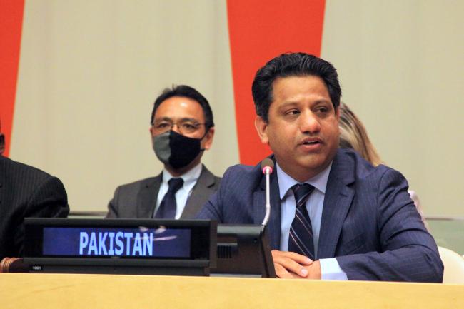 Moderator Mohammad Aamir Khan, Permanent Mission of Pakistan to the UN - Global Launch – Tracking SDG 7 - 1Jun2022 - Photo