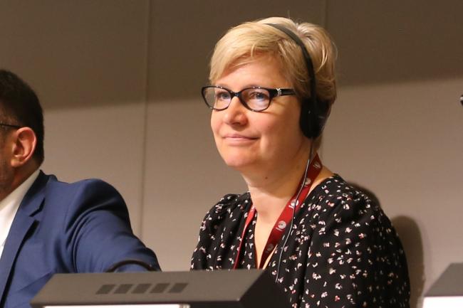 Silvija Nora Kalnins, President of the tenth meeting of the Stockholm Convention Conference of the Parties (COP10)