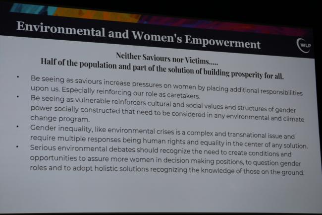 Environmental and Women's Empowerment