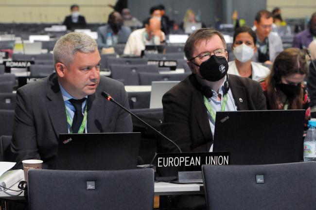 Delegates from the EU