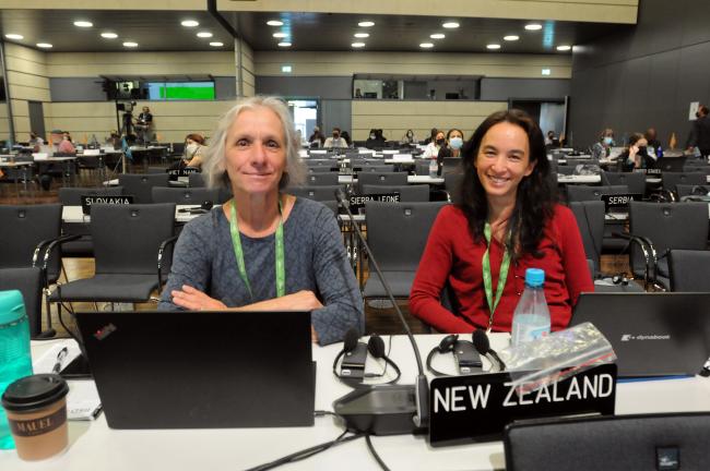 Elaine Wright and Anne-Gaelle Ausseil, New Zealand
