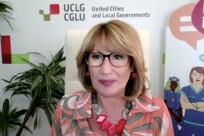 Emilia Saiz Carrancedo, UCLG Secretary General - UCGL - 7 July2022