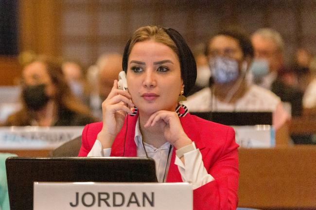 Heba Zrayagat - OEWG-44/ExMOP-5 - 16Jul2022 - Photo