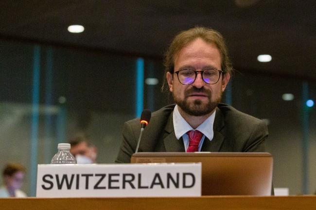 Henry Wohrnschimmel, Switzerland - OEWG-44/ExMOP-5 - 13Jul2022 - Photo