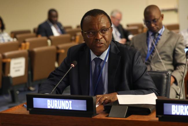 Zéphyrin Maniratanga, Chair, eighteenth session of the UN Forum on Forests (UNFF18)