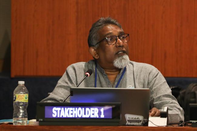 Paul Divakar Namala, Convenor, Global Forum of Communities Discriminated on Work and Descent