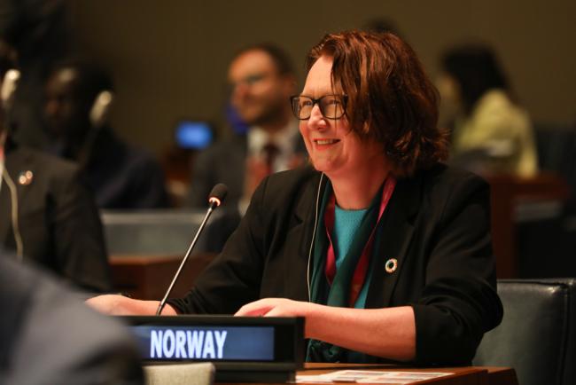 Bjørg Sandkjær, State Secretary, Ministry of Foreign Affairs, Norway