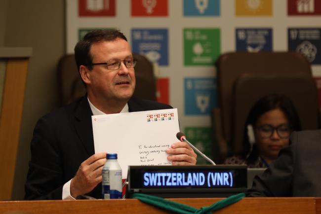 Jacques Ducrest, State Secretary and Delegate, Federal Council for the 2030 Agenda, Switzerland