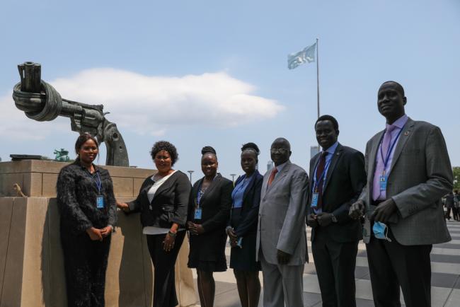 Delegates from South Sudan