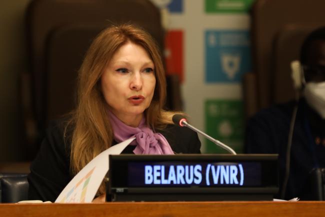 Irina Velichko, Head of the Directorate General for Multilateral Diplomacy, Ministry of Foreign Affairs, Belarus