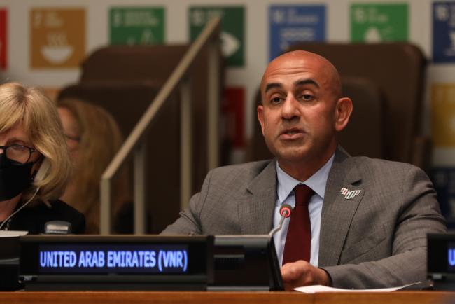 Abdulla Nasser Lootah, Director-General of the Prime Minister’s Office and Vice Chairperson of the National Committee on SDGs, UAE