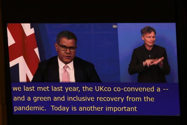 Alok Sharma, UNFCCC COP 26 President, and Minister of State for the Cabinet of Office, UK
