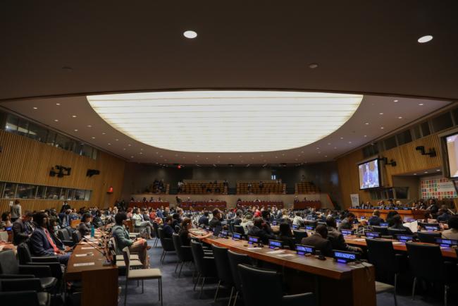 Delegates gather to hear eight VNRs presented throughout the day
