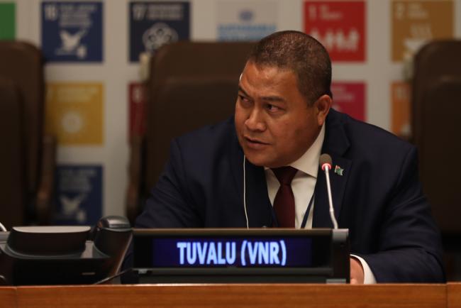 Samuelu Laloniu, Permanent Representative of Tuvalu to the UN