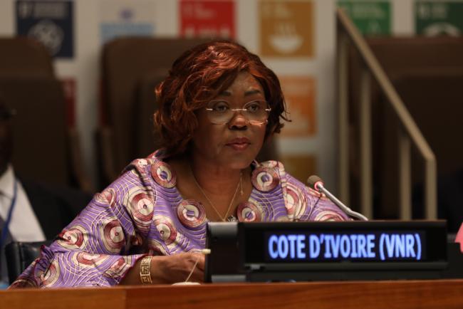 Nialé Kaba, Minister of Planning and Development, Côte D'Ivoire