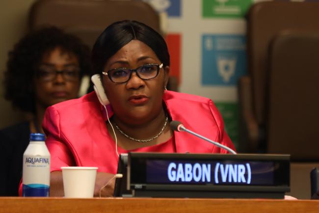 Nicole Jeanine Lydie Roboty Mbou, Minister of Economy and Recovery, Gabon
