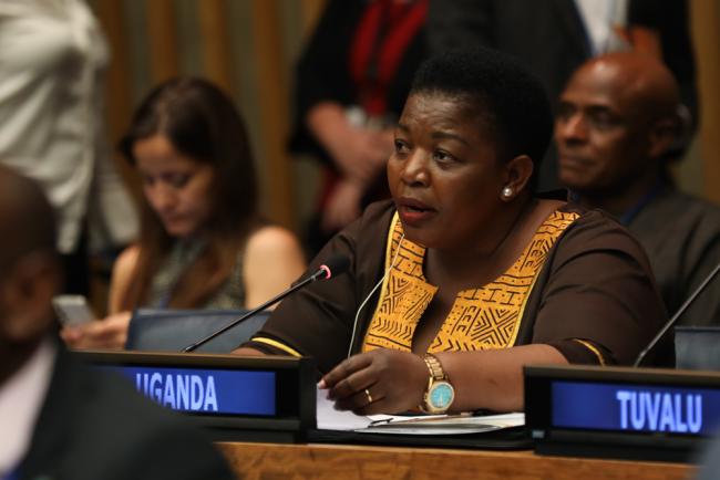Justine Kasule Lumumba, Minister in charge of the SDGs in the Prime Minister's Office, Uganda