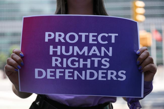 Protect human rights defenders