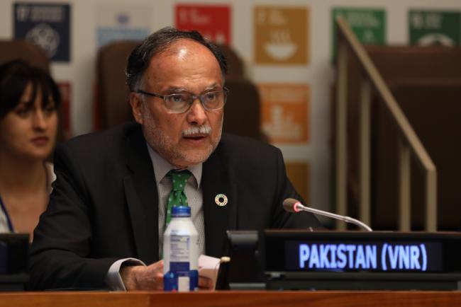 Ahsan Iqbal Chaudhry, Minister of Planning Development and Special Initiatives, Pakistan