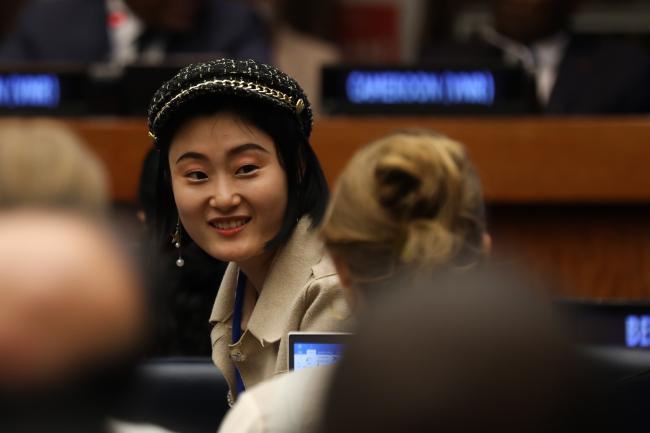 Delegates during the meeting