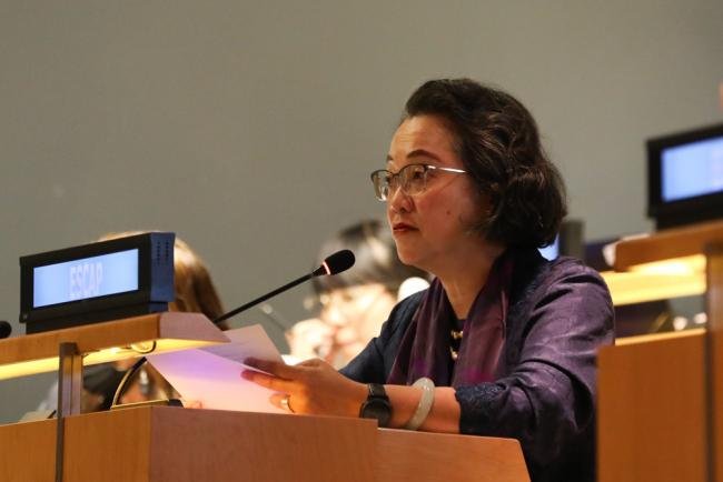 Armida Salsiah Alisjahbana, Executive Secretary, UN Economic and Social Commission for Asia and the Pacific (ESCAP)