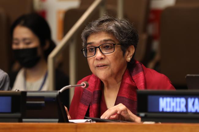 Rabab Fatima, Permanent Representative of Bangladesh to the UN, and Co-Chair of LDC V Prepcom